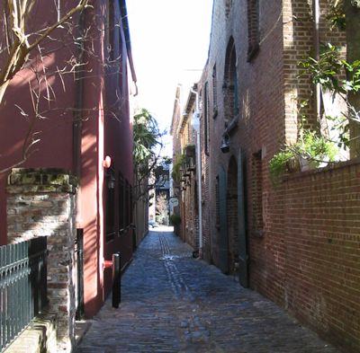 Alley in Downtown Charleston